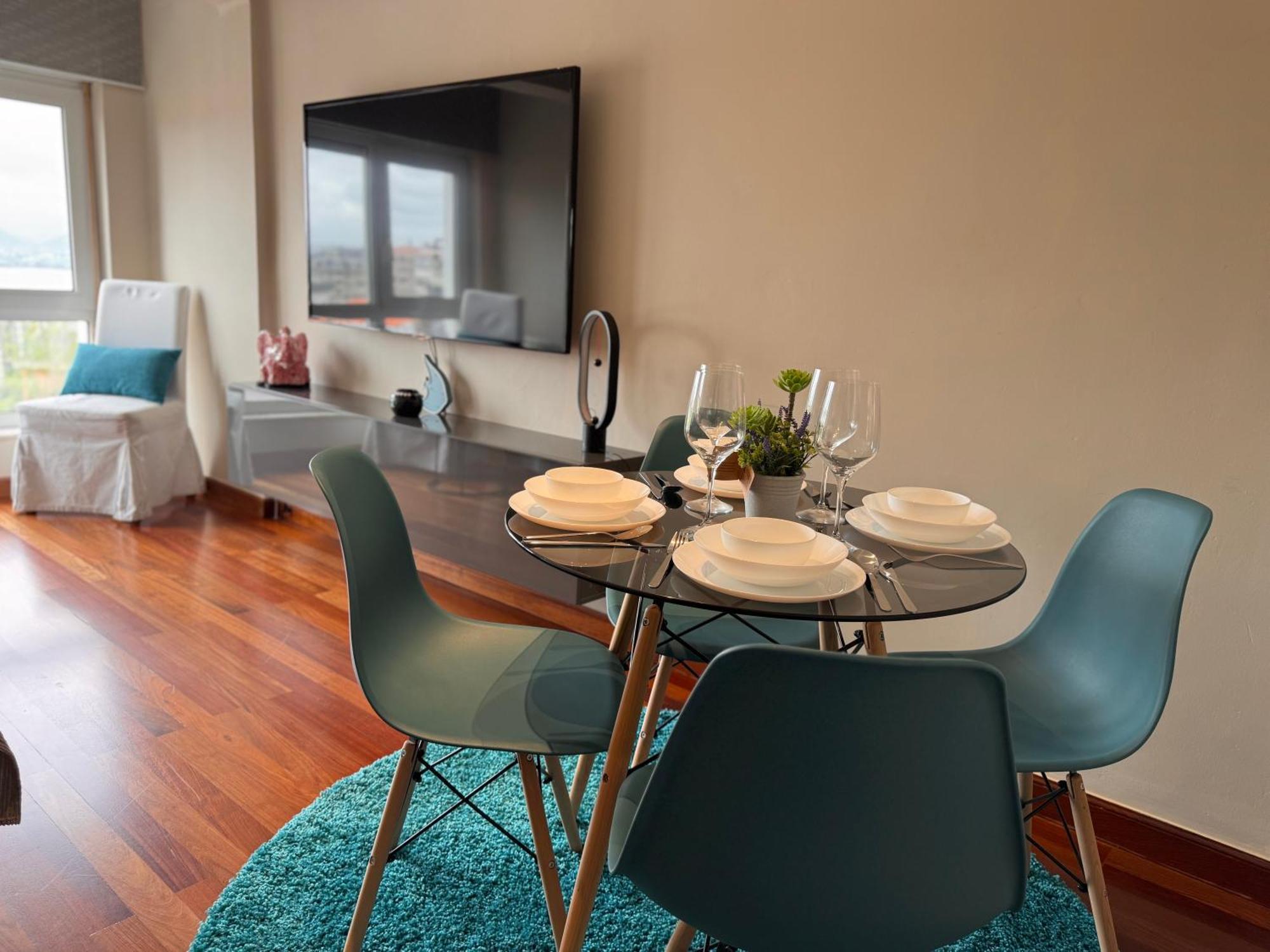 Apartamento Con Vistas Santander Bagian luar foto